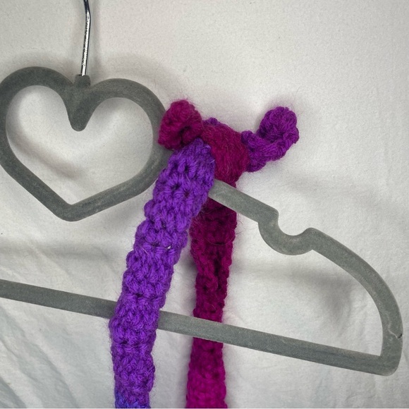 Crocheted Handmade Shoulder Bag Multicolored acrylic yarn - Picture 2 of 4